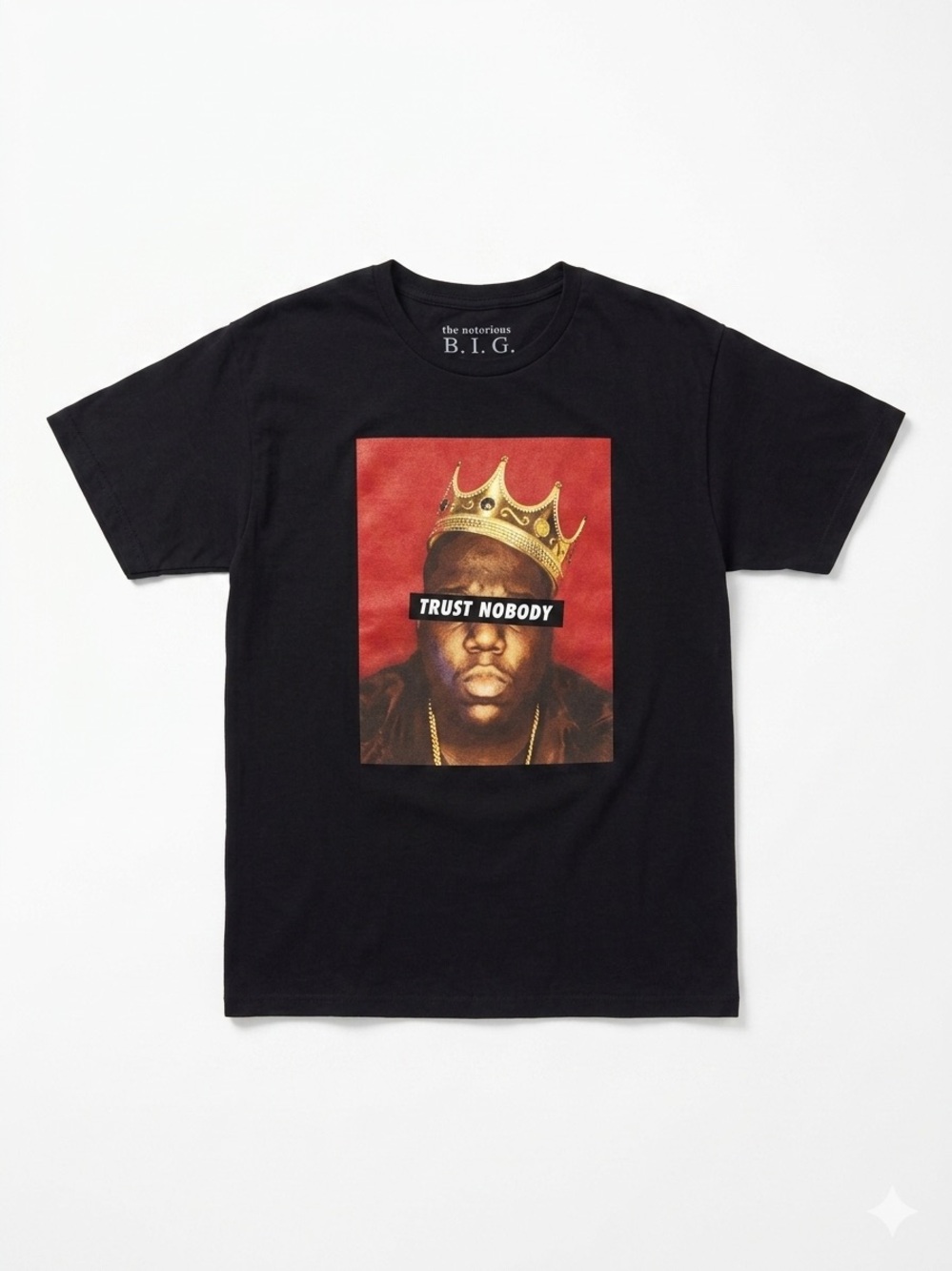 The Notorious B.I.G. 'Trust Nobody' Black Graphic Tee